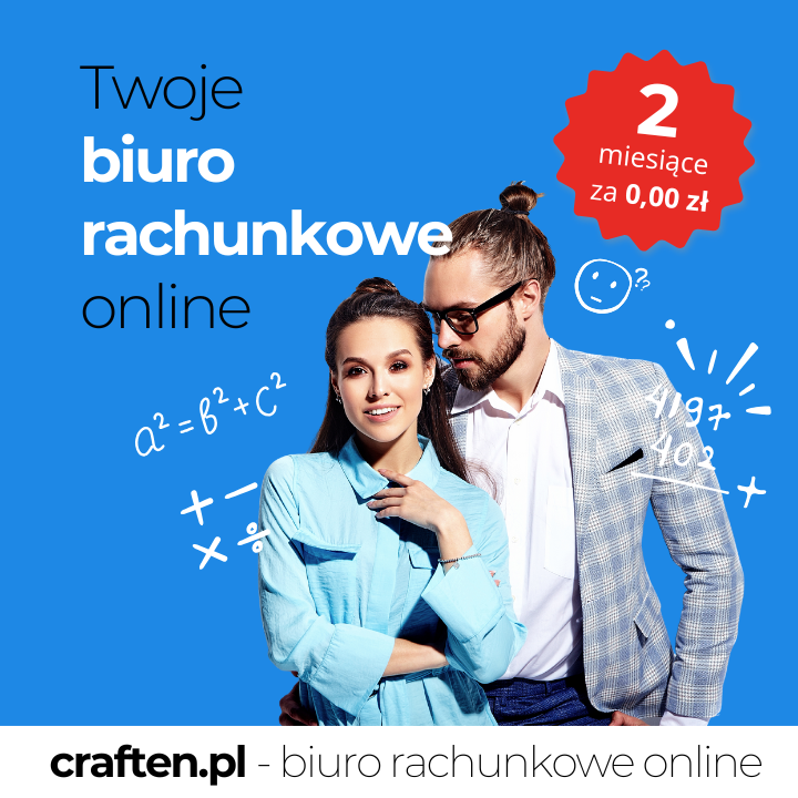 Craften.pl - biuro rachunkowe, księgowość online, z siedziba w Rajsko, koło Oświęcim. Jesteśmy jednak otwarci online dla wszystkich klientów z całej Polski.